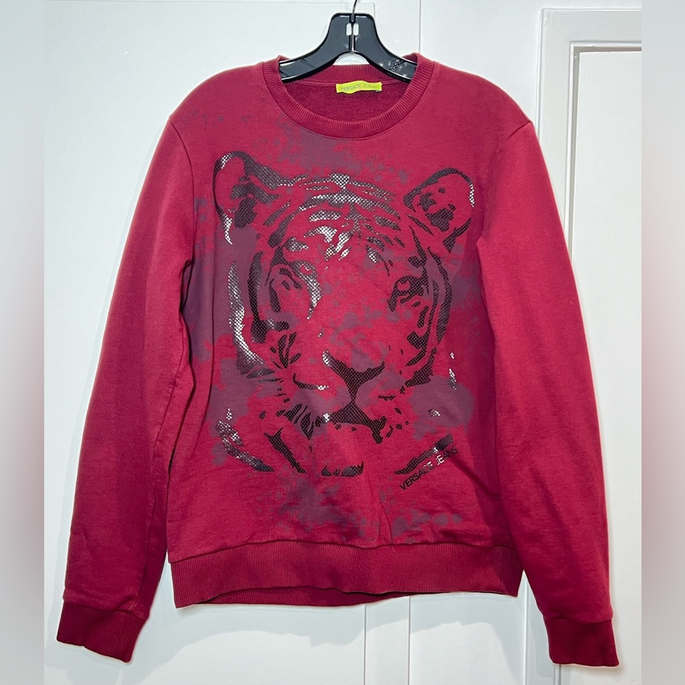 Versace jeans tiger crewneck sweater